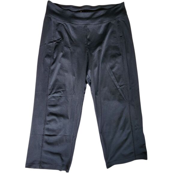 Zenergy by Chicos Black Cropped Athleisure Pull On Capri Pants Size 0 - Picture 1 of 9
